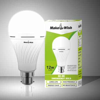 Make Ur Wish 12 W Inverter Standard B22 D Inverter Bulb(White)