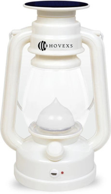 HOVEXS High -Quality and Heavy duty Rechargeable lantern with Night Lamp 5 hrs Lantern Emergency Light(White)
