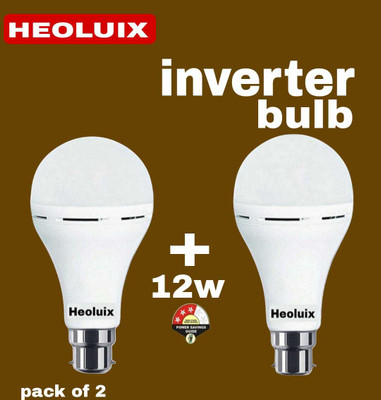 heoluix 12 W Charging Bulb 4 hrs Bulb Emergency Light(White)