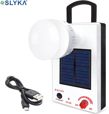 SLYKA 20W LED with Android Charing Rechargeable 4 hrs Bulb Emergency Light(White, Black)