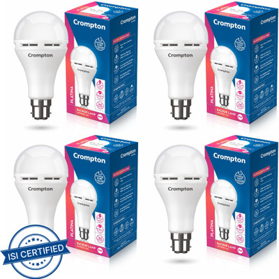 Crompton LED9WDFINVNB4DCDL_Pack of 4 4 hrs Bulb Emergency Light(Cool Day Light)