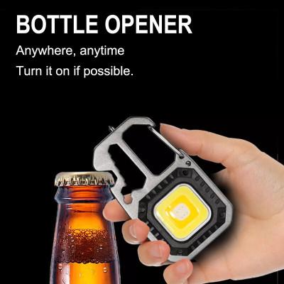 Xydrozen IDEAL for CAMPING & BLACKOUTS Mini Torch Key Ring Work Light 5 hrs Torch Emergency Light(Multicolor)