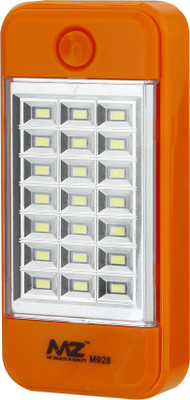 MZ M928 (RECHARGEABLE LED EMERGENCY LIGHT) 3000mAh Battery 15 hrs Torch Emergency Light(Orange)