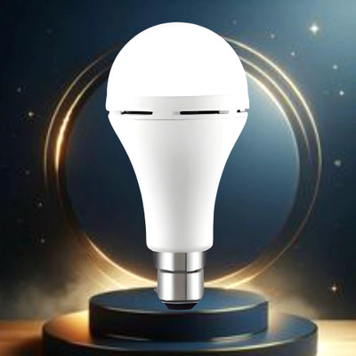 Clairbell Emergency 9W Inverter LED Bulb with 2000mAh Rechargeable Battery Pack of 1 D481 4 hrs Bulb Emergency Light(White)