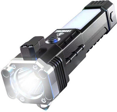 Wifton LED Flashlight 990000LM Rechargeable Zoom Torch 5 hrs Torch Emergency Light(Black)