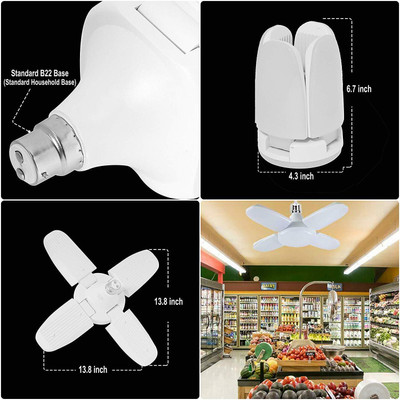 cilesis 30 W Eye Safety Compliance Decorative B22 Decorative Bulb(White)
