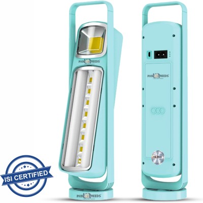 Pick Ur Needs Home Rechargeable Emergency 8 SMD+COB+2 Tube LED Floor Lantern Lamp With 8 hrs Lantern Emergency Light(Green)