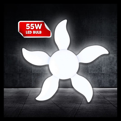 Pick Ur Needs 55 W Basic Decorative B22 LED Bulb(White)