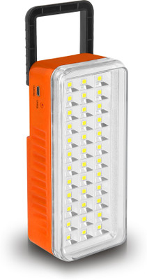 24 ENERGY Hi-Bright LED Light with Android Charging Rechargeable 8 hrs Lantern Emergency Light(Orange)
