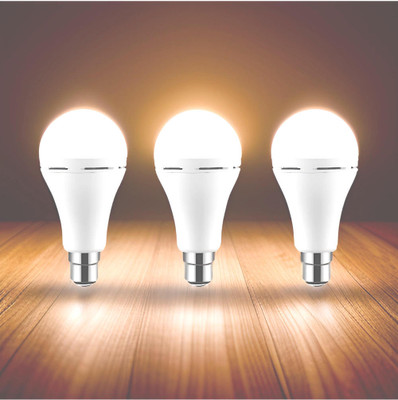 YAROH Ujala (Emergency Bulb) 12W Rechargeable LED (Emergency Light)(Pack of 3)LJ398 4 hrs Bulb Emergency Light(White)