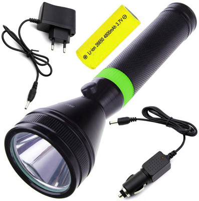 Small Sun Rechargeable LED Big Rechargeable Long Range Torch(Multicolor, 20 cm, Rechargeable)