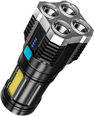 Xydrozen Led Lantern Rechargeable Light 3 hrs Torch Emergency Light(Black)
