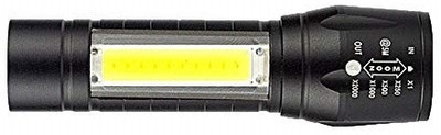 NKL Metal LED COB light High quality ,Super Bright ,Waterproof 3 Light Modes 2116 Torch(Black, 4 cm, Rechargeable)