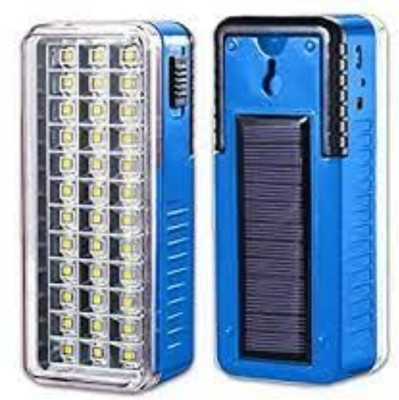 DAYBETTER Rechargeable LED Emergency Light (36 LED+ Solar) 7 hrs Flood Lamp Emergency Light(White)