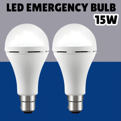 GUGGU (Emergency Inverter Blub) charging 15W LED Bulb for Extended Lighting_Pack_2N468 4 hrs Bulb Emergency Light(White)