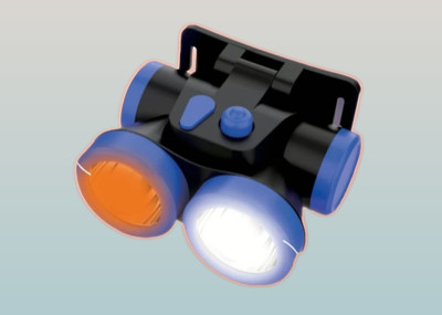 iDOLESHOP USB Solar-Head Torch Emergency Light_1008 4 hrs Torch Emergency Light(Blue)