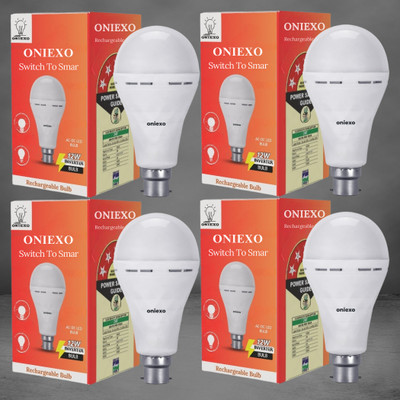 ONIEXO Automatic Charging 12W Emergency LED Bulb-013 4 hrs Bulb Emergency Light(White)