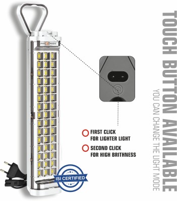 Sunaze Chargeable Emergency Light Touch Sensor On / Off 45 SMD High Bright LED 1600 mAh 5 hrs Lantern Emergency Light(White)