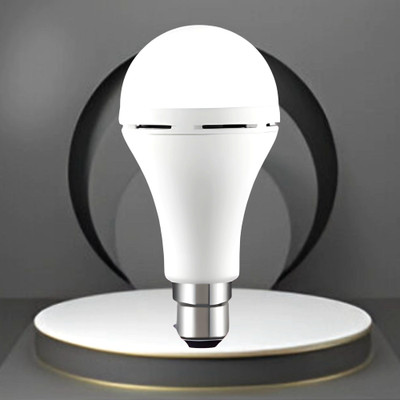 Clairbell Emergency 9W Inverter LED Bulb with 2000mAh Rechargeable Battery Pack of 1 D42 4 hrs Bulb Emergency Light(White)