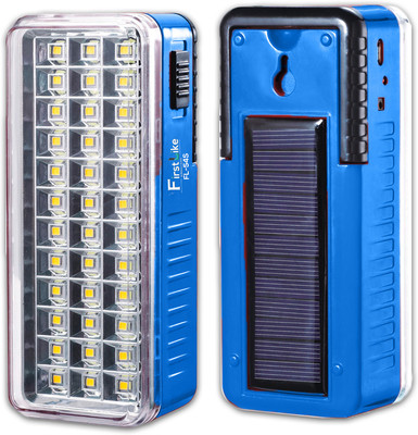 FIRSTLIKE 36 High-Bright LED Light with Android Charging Support With Solar 8 hrs Lantern Emergency Light(Blue)