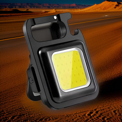 FRONY N52_Cobb light Portable 500lm Rechargeable Mini Torch: Multi-Function 2 hrs Torch Emergency Light(Black)