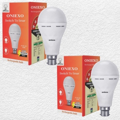 ONIEXO Smart 12W LED Emergency Light Bulb with Inverter Charging-0A14 4 hrs Bulb Emergency Light(White)