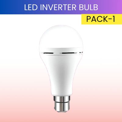 YAROH 12W Emergency Inverter Bulb, Rechargeable Emergency Led Bulb For Power CutsW428 4 hrs Bulb Emergency Light(White)