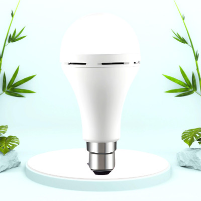 Clairbell Emergency 9W Inverter LED Bulb with 2000mAh Rechargeable Battery Pack of 1 D109 4 hrs Bulb Emergency Light(White)