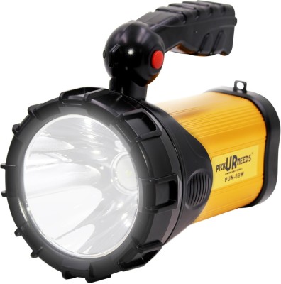 Make Ur Wish Rechargeable Led Emergency Search Light Torch With Power Bank 8 hrs Torch Emergency Light(Cut Handel)