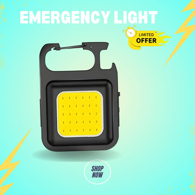 FRONY Emergency Light Rechargeable LED Light With MultiFunction 2 hrs Torch LightGH216 2 hrs Torch Emergency Light(Black)