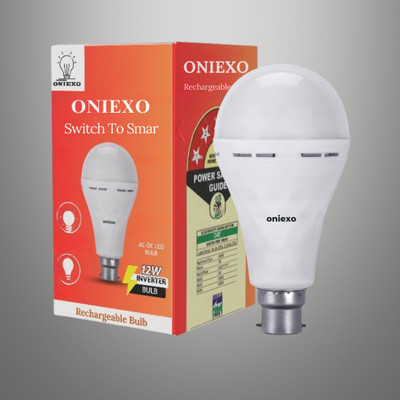 ONIEXO Quick Charging 12W LED Bulb with Emergency Power-017 4 hrs Bulb Emergency Light(White)