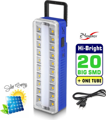 VR Bright Lite 20 Hi-Bright LED Plus Tube Rechargeable Emergency Light_VRBL07 8 hrs Lantern Emergency Light(Blue)