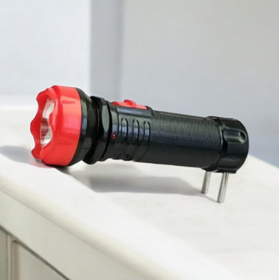 VR Bright Lite Rechargeable Emergency Light (Torch 5W T22_67)_VRBL349 10 hrs Torch Emergency Light(Black, Red)