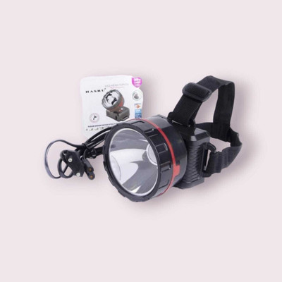 VR Bright Lite A 1 Rock Light Rechargeable Head Light46 10 hrs Torch Emergency Light(Black)