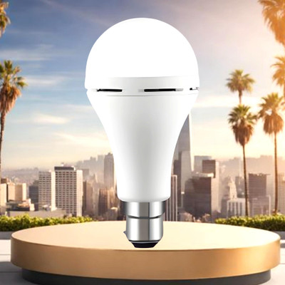 Clairbell Emergency 9W Inverter LED Bulb with 2000mAh Rechargeable Battery Pack of 1 D441 4 hrs Bulb Emergency Light(White)