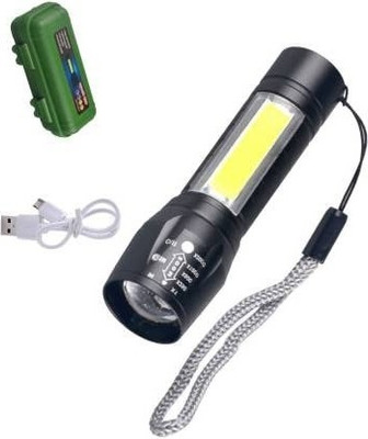 BSVR Metal High quality LED Flashlight ,Super Bright ,Waterproof 3 Light Modes 235 6 hrs Torch Emergency Light(Black)