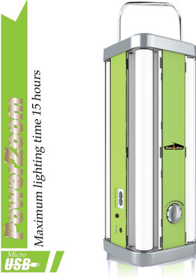 Make Ur Wish Home Delight Emergency Light 4 Side Tube with Extra Bright Light with USB Mobile Charging. 8 hrs Lantern Emergency Light(Green)