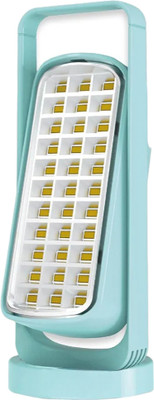 GLOWISH RECHARGEABLE BRIGHT 33 SMD SUPER BRIGHT MULTI USE LANTERN WITH EASY CARRY HANDLE 2 hrs Lantern Emergency Light(Blue, White)