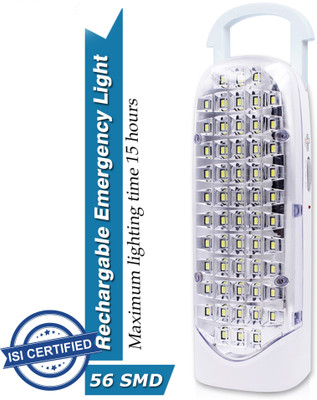 Pick Ur Needs Home Rechargeable Emergency LED Light with Dual Power 60 LED 8 hrs Lantern Emergency Light(White 60)