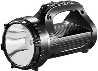CRENTILA DP-770 ( LED SEARCH LIGHT) Rechargeable Long Range Search Light 8 hrs Torch Emergency Light(Black)