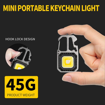 Xydrozen Pocket Mini Flashlight Keychain 5 hrs Torch Emergency Light(Multicolor)