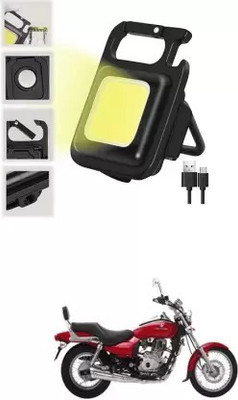 BSVR Portable LED Keychain Flashlight Rechargeable 4 Modes With Bottle Opener 565 6 hrs Torch Emergency Light(Black)