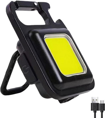cilesis Keychain Light,Rechargeable Led Small Flashlight 500 Lumens Bright 4 Light Modes 3 hrs Torch Emergency Light(Black)