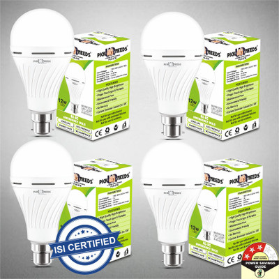 VR Bright Lite Sunaze-El-100B Pack Of 4-VRBL12054 5 hrs Bulb Emergency Light(White)