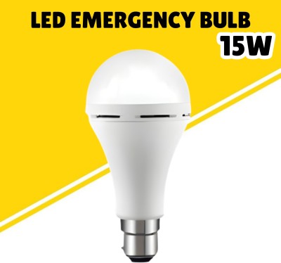 SACRO (Emergency Inverter Blub) charging 15W LED Bulb for Extended Lighting_Pack_1E481 4 hrs Bulb Emergency Light(White)