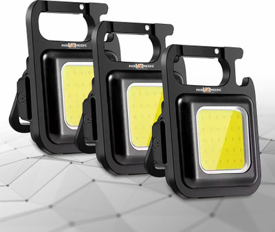 Pick Ur Needs Keychain Multifunction LED Torch Light with Bottle Opener Mini COB 500 lumens 6 hrs Lantern Emergency Light(Pack of 3)