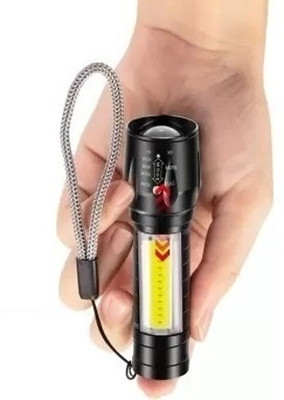 NKL High quality Metal LED COB light ,Super Bright ,Waterproof 3 Light Modes 882 Torch(Black, 4 cm, Rechargeable)