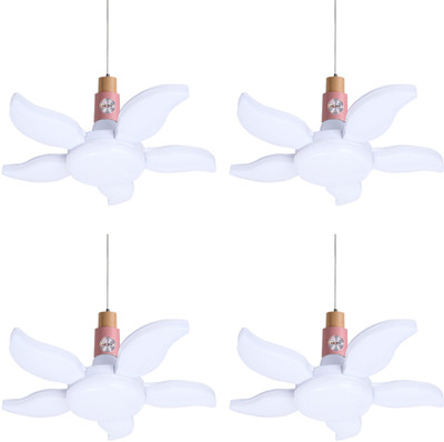 Pick Ur Needs 55 W Basic Decorative B22 LED Bulb(White, Pack of 4)