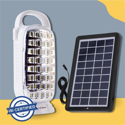 Pick Ur Needs Solar Rechargeable Home Emergency High Bright 40 SMD LED Light With Solar Panel 15 hrs Lantern Emergency Light(Multicolor)