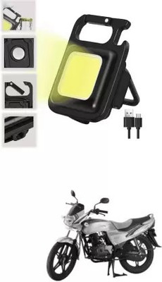BSVR Portable LED Keychain Flashlight Rechargeable 4 Modes With Bottle Opener 587 6 hrs Torch Emergency Light(Black)